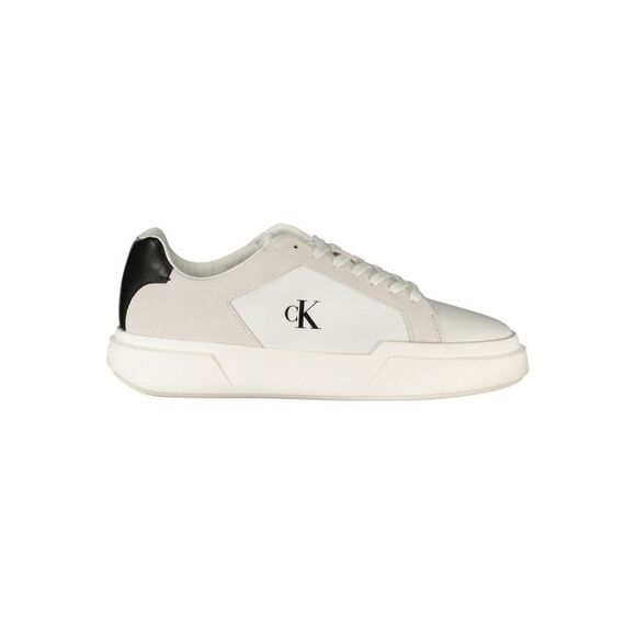Calvin Klein Bianco Leather Men Men's Sneaker